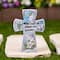 With God All Things Are Possible Floral Cross Statue - 6.75"